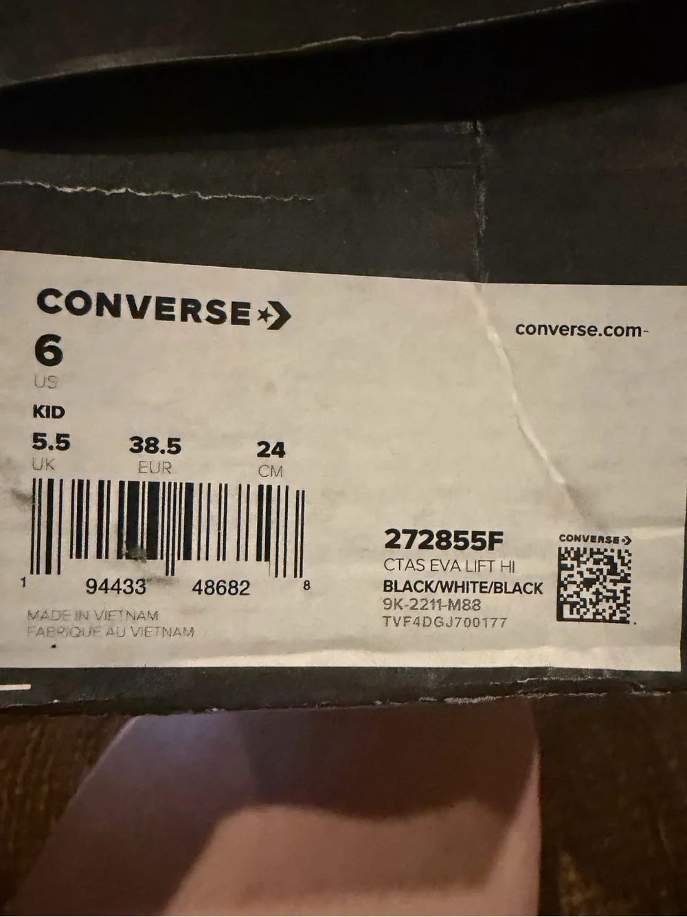 Converse new tags